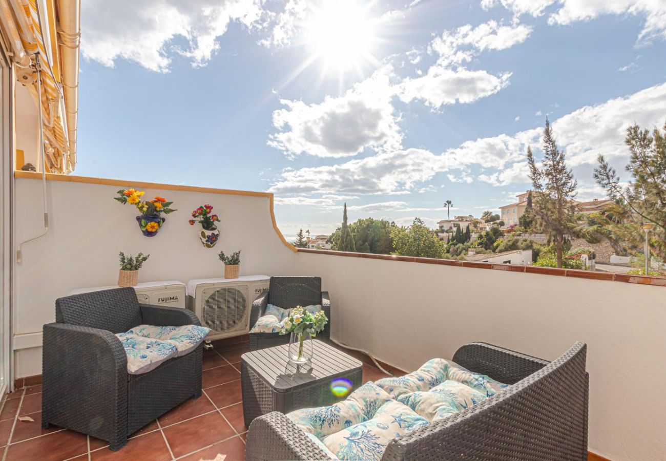 Apartamento en Benalmádena - Apartamento en Torremuelle con terraza