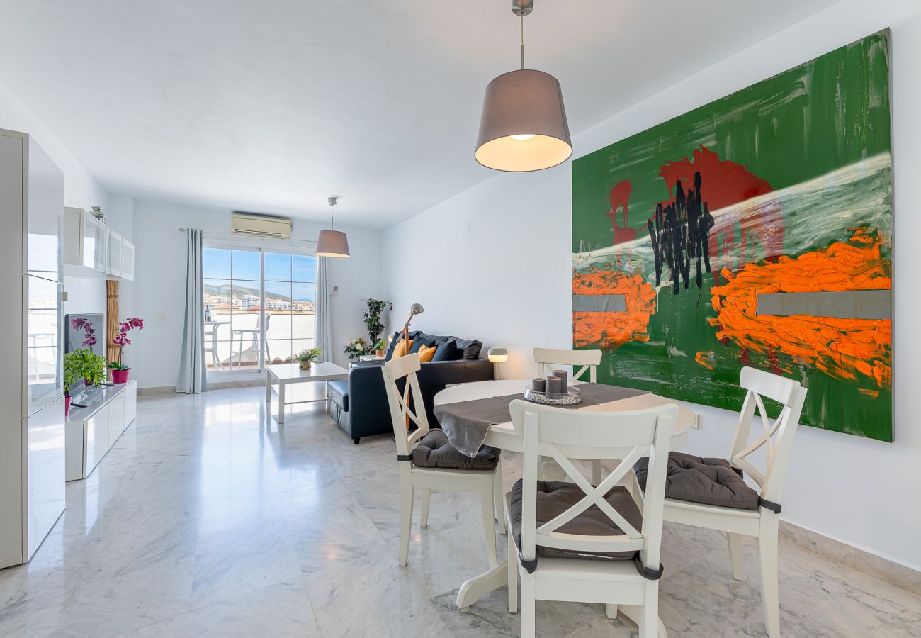 Apartamento en Benalmádena -  Espectacular atico con vistas para 6