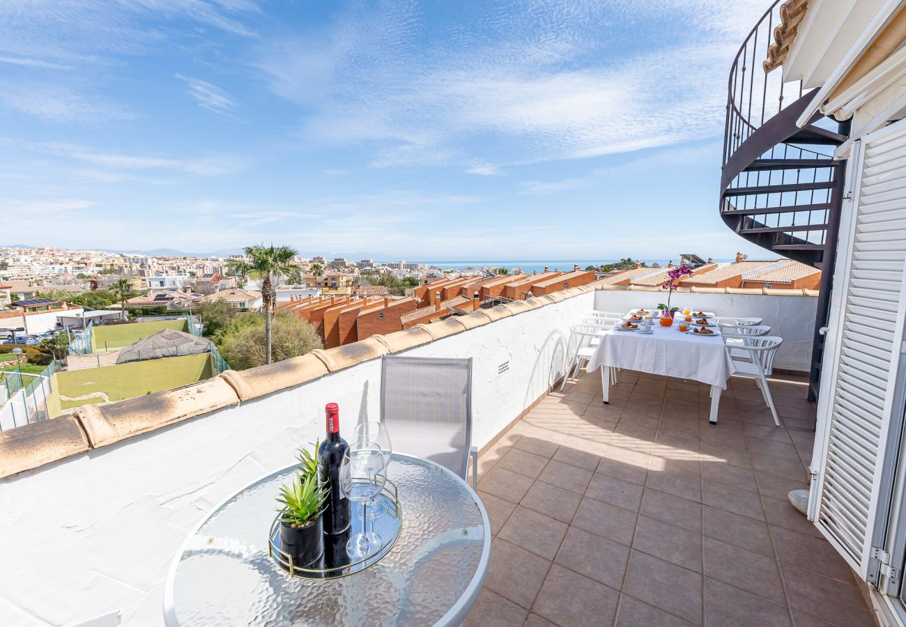 Apartamento en Benalmádena -  Espectacular atico con vistas para 6