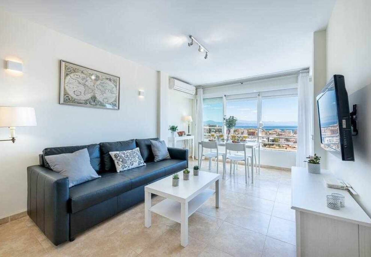 Appartement à Benalmádena - Espectacular piso con vista al mar y al puerto. 